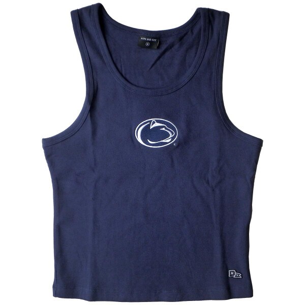 navy women's tank top with Penn State Athletic Logo